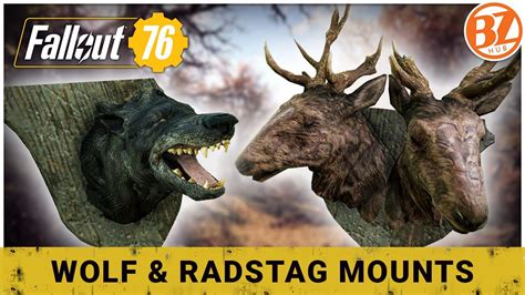 Fallout 76: How to get the Radstag & Wolf Mount! [Lying Low + The Lowe ...