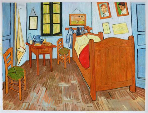 Vincent's Bedroom in Arles Vincent Van Gogh Hand-painted - Etsy | Bedroom in arles, Bedroom wall ...