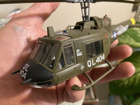 UH-1C Huey -- Plastic Model Helicopter Kit -- 1/48 Scale -- #hy85803 pictures by usmc4u2b