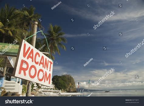 Vacant Room Sign Stock Photo 58773871 : Shutterstock