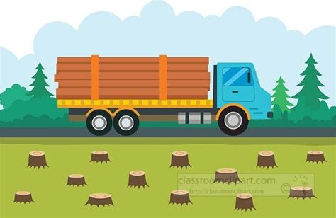 Industry Clipart-forest cutting logging industry clip art