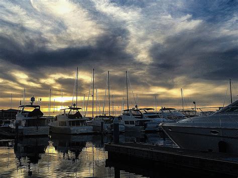 Edmonds scenic: Boats at sunset - My Edmonds News