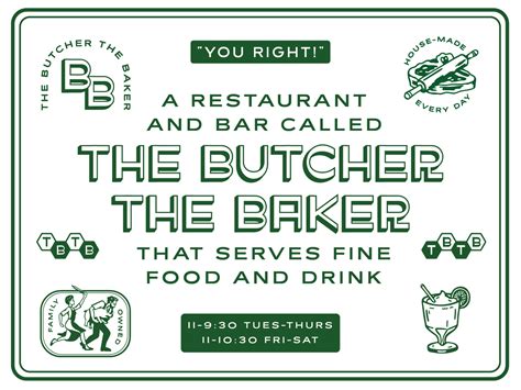 The Butcher The Baker by Office Hours on Dribbble