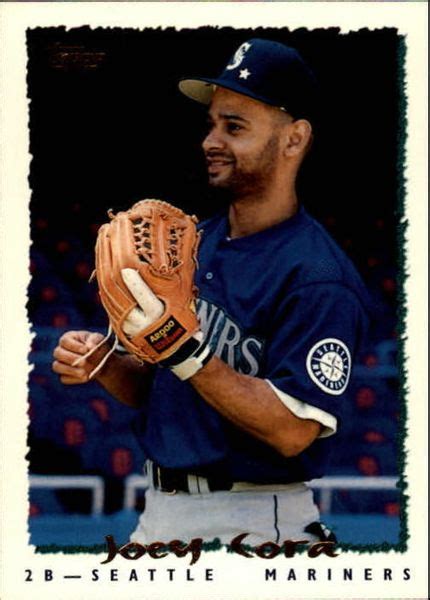 1995 Topps Traded #125T Joey Cora Seattle Mariners Baseball Card ...