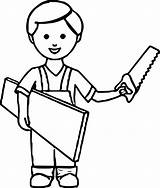 Joseph The Carpenter Coloring Page Pages sketch template