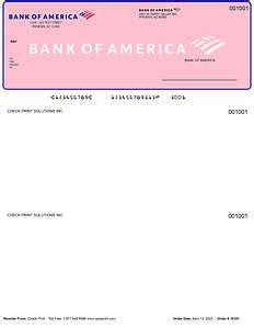 Bank Of America Checks - Order Checks Online - Check Print