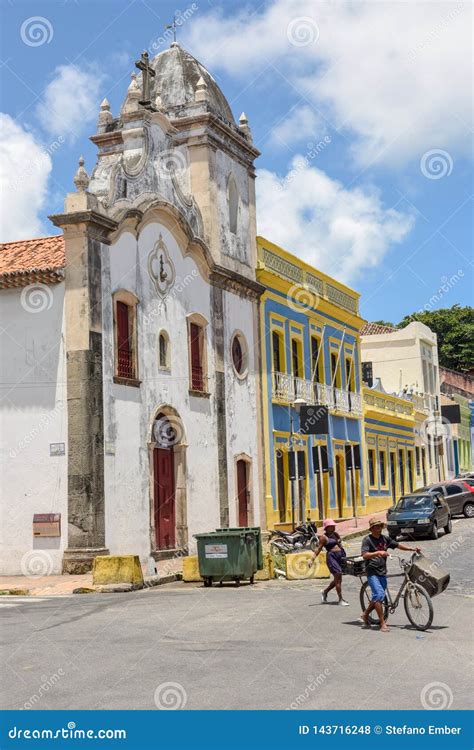 Colorful Brazilian Colonial Houses Editorial Stock Photo - Image of ...