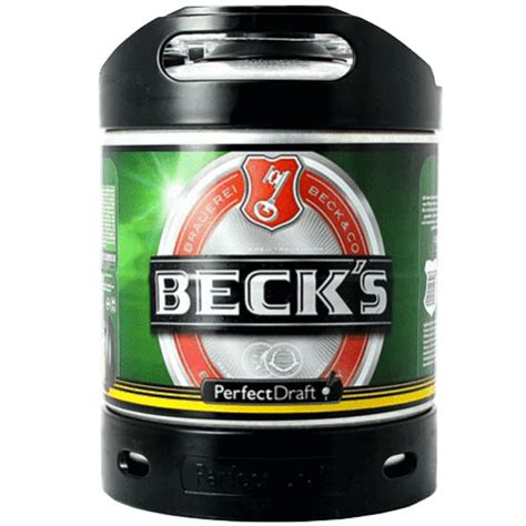 Perfect Draft Becks 6L Keg | tapforcoldbeer.com