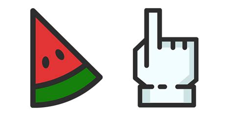 Watermelon cursor – Custom Cursor