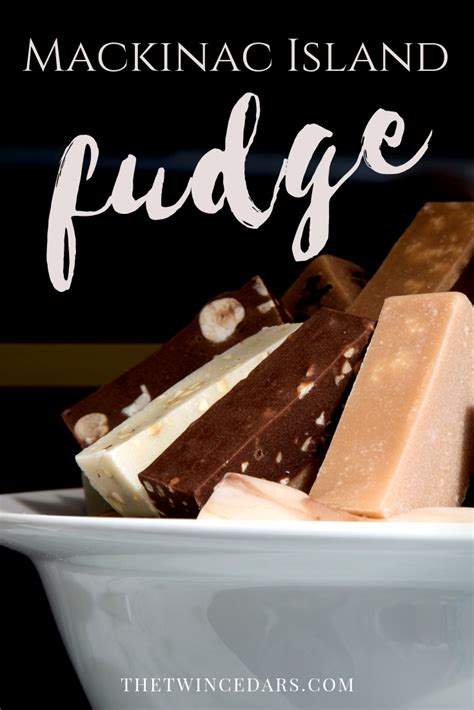 My funny take on the Mackinac Island Fudge pudge | The Twin Cedars