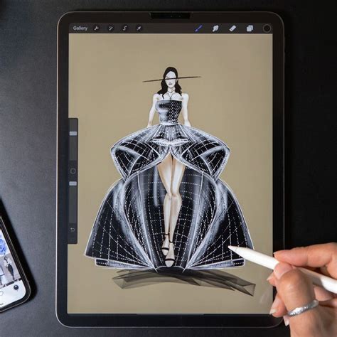 Procreate Fashion illustration tutorial: Drawing Guides | Symmetry [Video] | Fashion ...