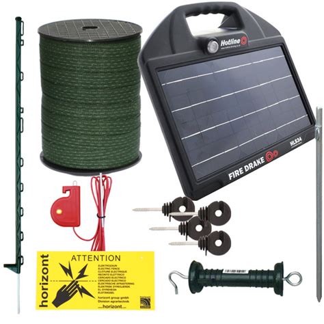 Green Solar Electric Fencing Kit