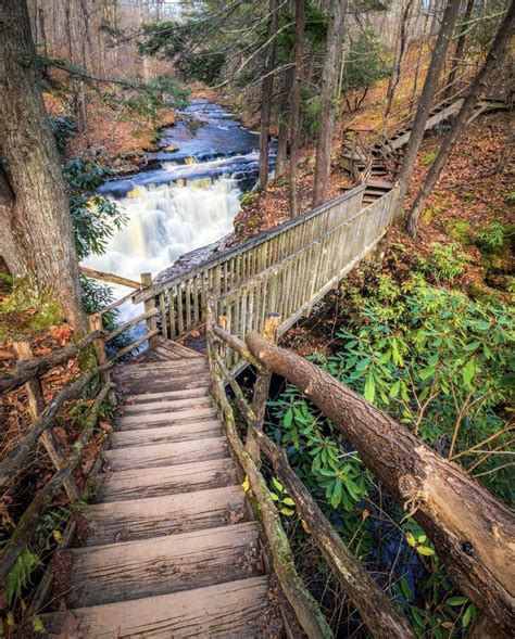 Visit Bushkill Falls in the Pocono Mountains this Spring. #PoconoMtns | Bushkill falls, Fall ...