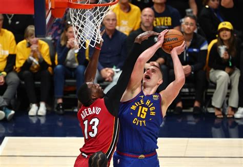 Nikola Jokic, rested Nuggets blitz Heat in NBA Finals opener - The ...