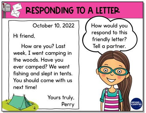 Friendly Letter Activities for 2nd Grade Students - Around the Kampfire