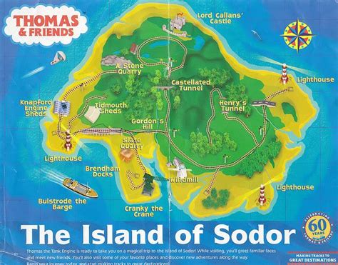 Island of Sodor Map | Thomas and friends, Thomas the train party ...