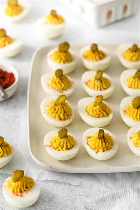 Deviled Eggs with Relish (Best Classic Recipe!) - Meaningful Eats