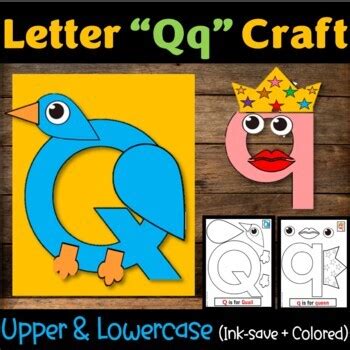 Letter "Qq" Alphabet Craft, Letter of the Week - Letter "Q" Craft » Zippi Kids