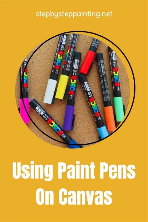 Using Paint Pens On Canvas | Paint pens, Black canvas art, Acrylic ...