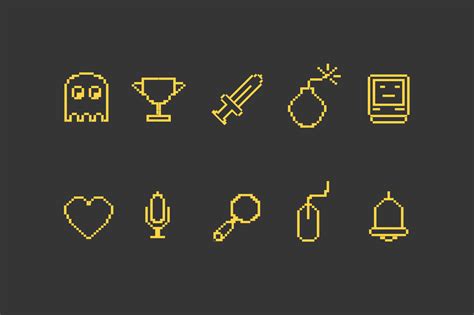 10 8 Bit Icons ~ Icons ~ Creative Market