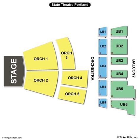 State Theater Portland Maine Seating Chart - Theater Seating Chart