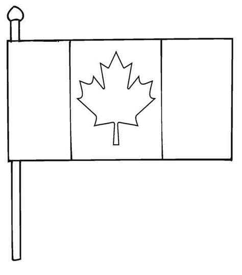 Canada Flag Free Printable coloring page - Download, Print or Color ...