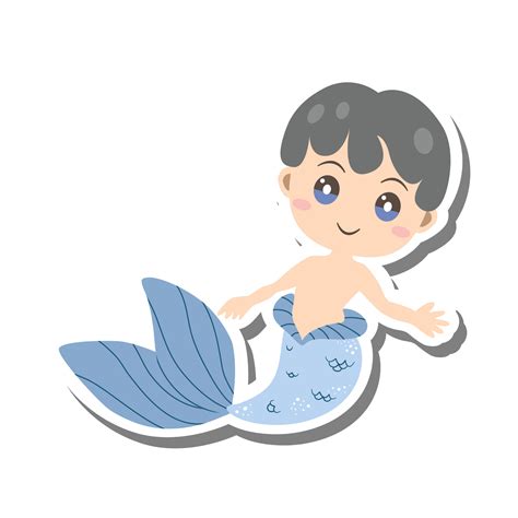 Boy Mermaid Cartoon