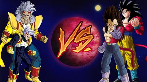 Dbz Goku Ssj4 Vs Baby Vegeta