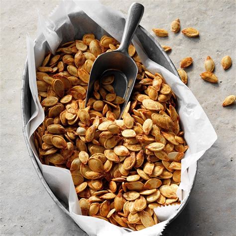 Spicy Pumpkin Seeds Recipe | Taste of Home