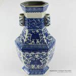 RYTM24_H15″ Blue and white floral china housewares vases – Chinese Antique Porcelain ;Jingdezhen ...