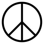 Vector clip art of Anarcho-pacifism symbol | Free SVG