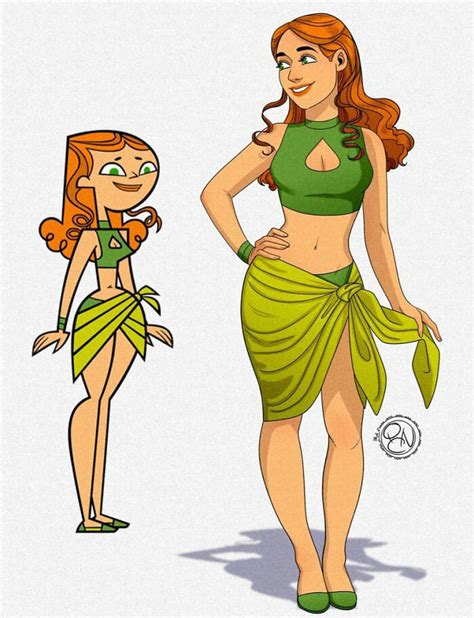 Artist Redraws 20 Total Drama Island Characters In A More Realistic Way ...