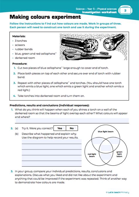 Year 5 Science - Let's teach! Primary