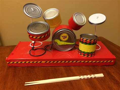 DIY Recycled Material Drum Set for Kids