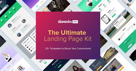 25+ Landing Page Template Kit to Boost Your Conversions