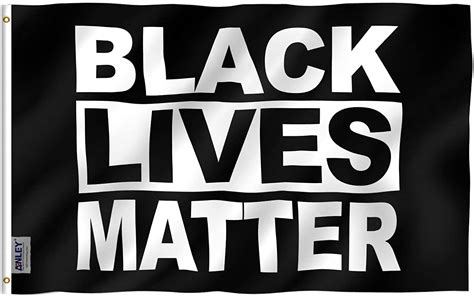 ANLEY Fly Breeze 3x5 Feet Black Lives Matter Flag - BLM Flags Polyester ...