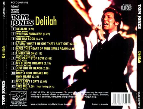 My music new: Tom Jones - Delilah