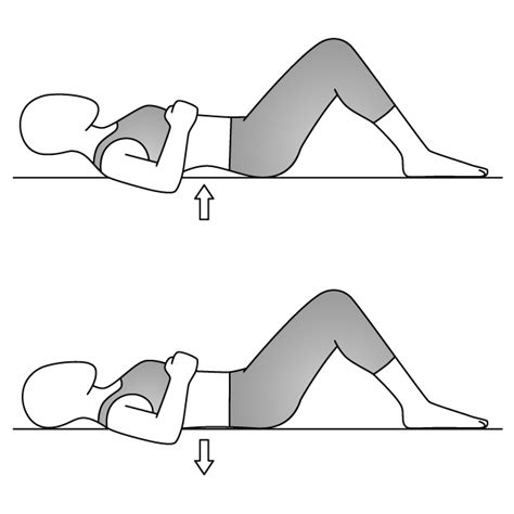 Supine Pelvic Tilt Exercise