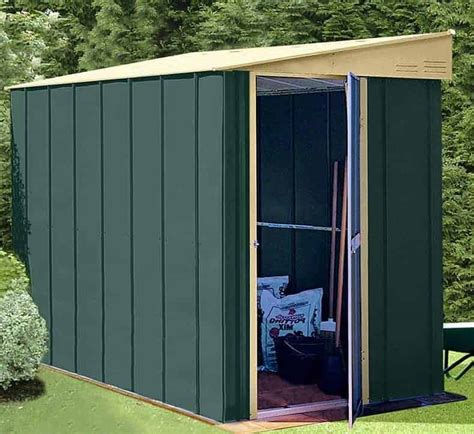 5' x 8' Shed Baron Grandale Lean To Metal Shed - What Shed