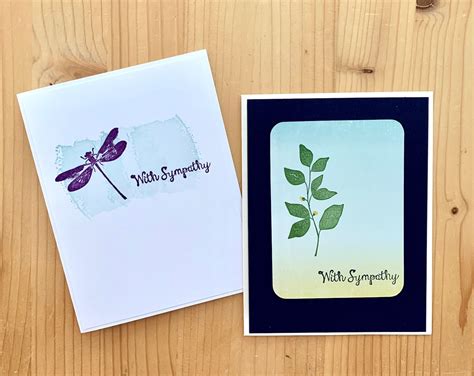 Blank Sympathy Cards. Set of 6. Handmade Sympathy Greeting | Etsy