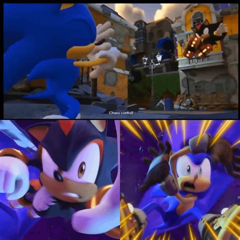 why sonic only with shadow shows fear? : r/SonicTheHedgehog