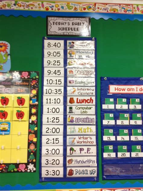 Great blog!! Schedule for the classroom that can be interchangeable ...