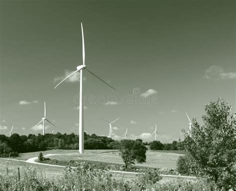 Green Energy Wind Turbines stock image. Image of spin - 11137843