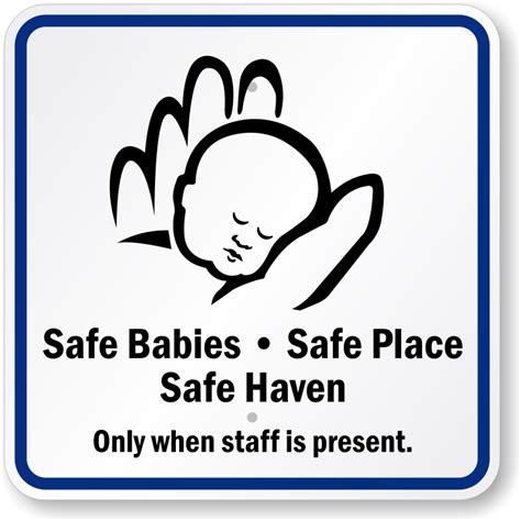 Baby Safe Haven Signs