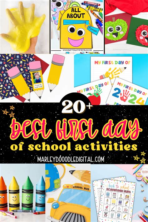 22 First Day of School Activities for Toddlers, Preschool & Kinder ...