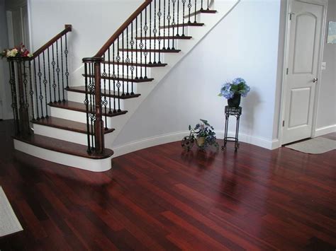 red mahogany wood floors - Francine Fajardo