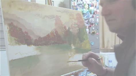 Autumn landscape acrylic painting - YouTube