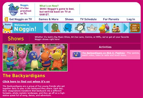 Noggin.com - The Backyardigans Wiki