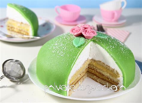 Tutorial e ricetta come realizzare la princess cake o prinsesstårta,la torta verde della ...