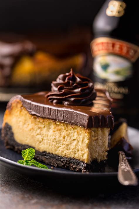 Baileys Irish Cream Cheesecake - Baker by Nature